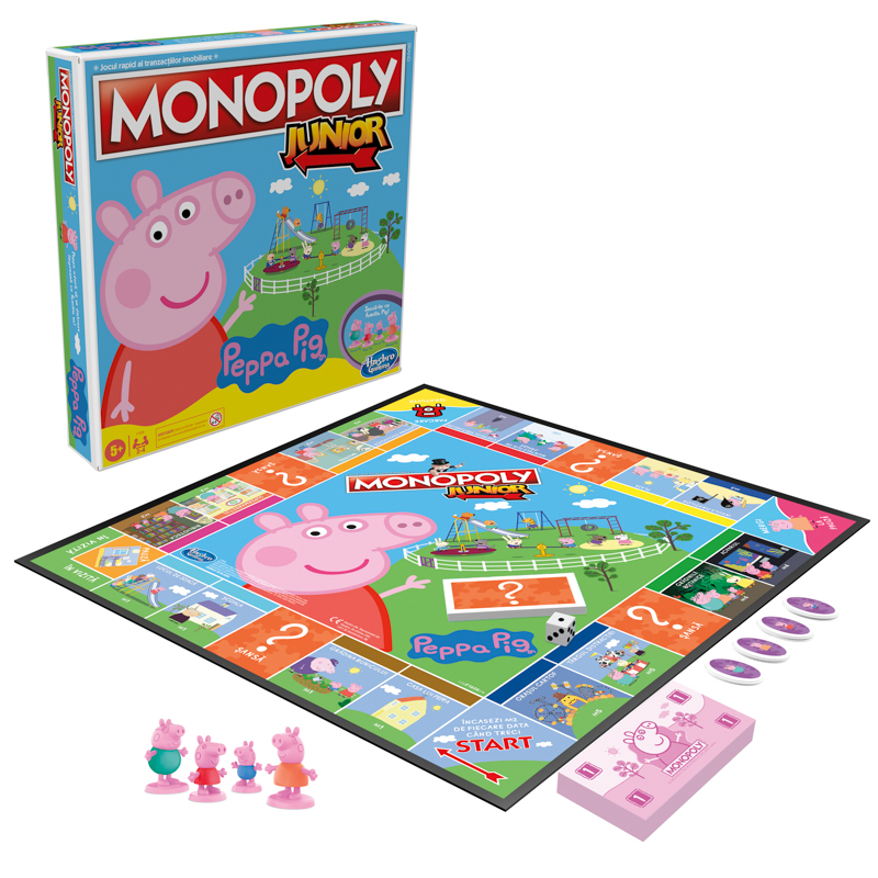 Đồ Chơi MONOPOLY Cờ Tỷ Phú Peppa Pig Bé Heo Hồng F1656