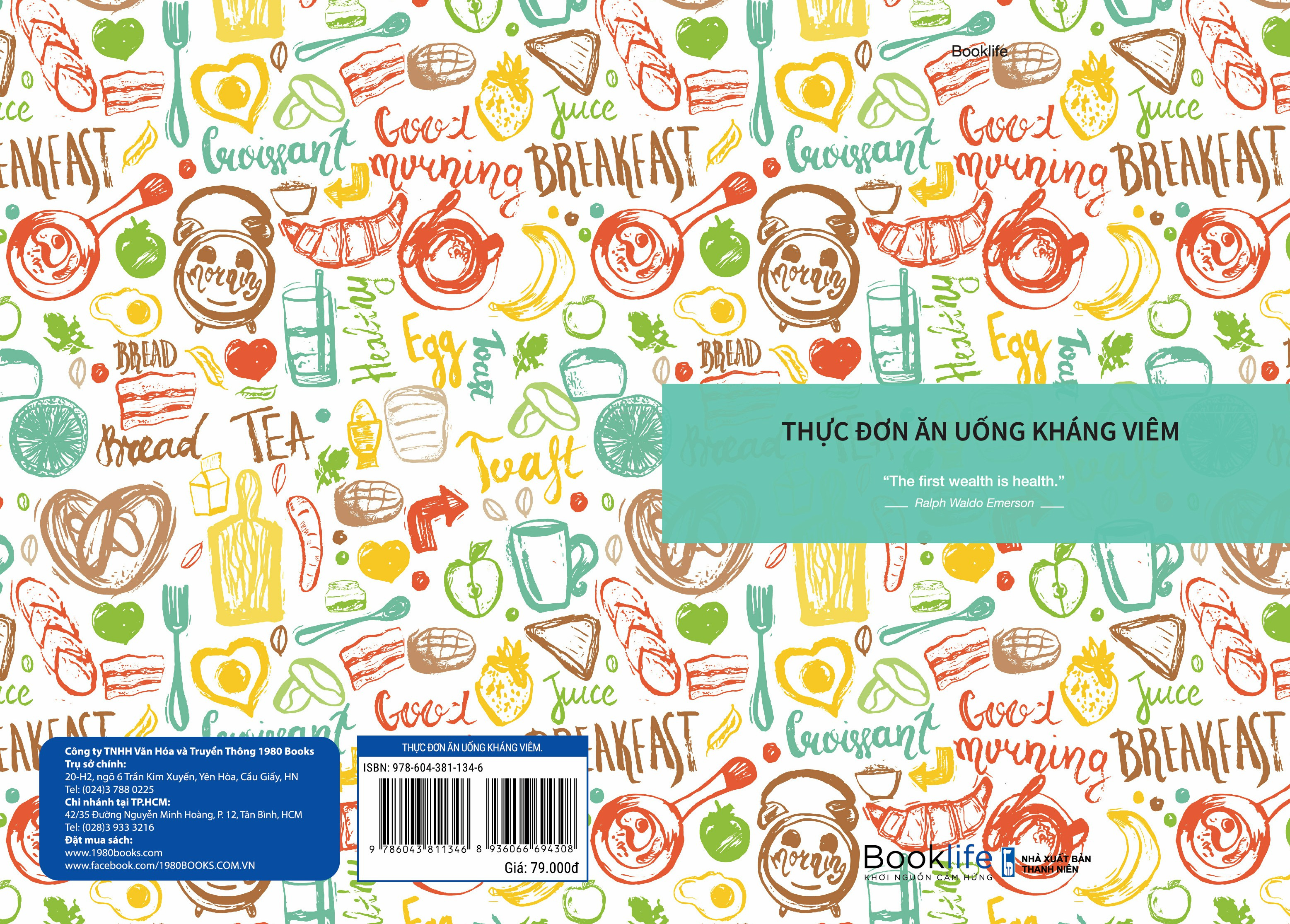 Sách sổ - Thực đơn ăn uống kháng viêm