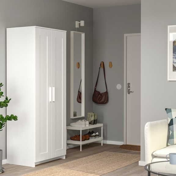 KALUA, Tủ quần áo 2 cánh mở, 78x50x191cm