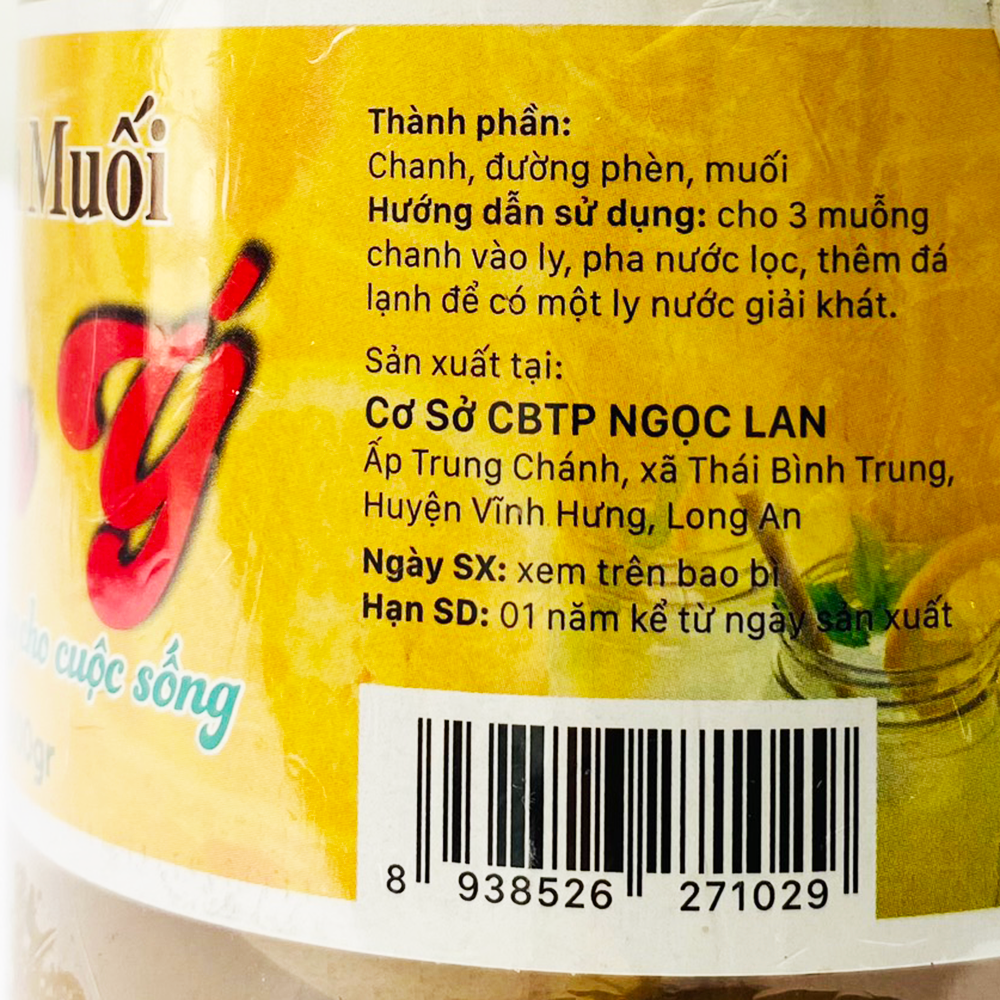 Chanh Muối Trái Chân Ý Hũ 800g - Nước Giải Khát, Giải Nhiệt Cho Ngày Hè