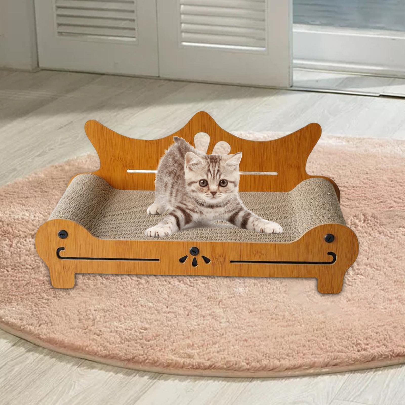 Cat Scratch Sofa Cat Scratcher Pad Corrugated Cardboard Mat for kitty