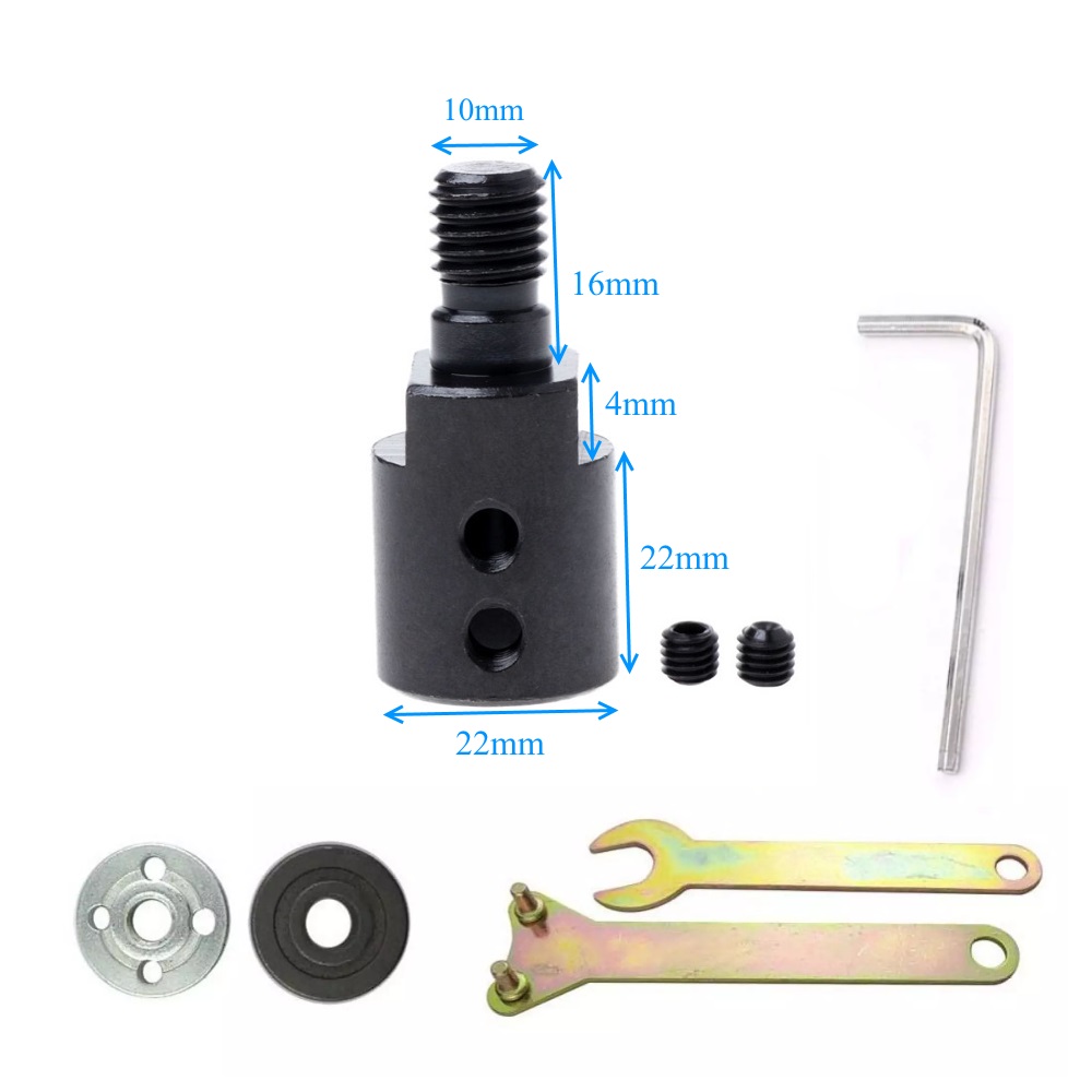 Trục M10-14mm Kẹp Đĩa Cắt, Đĩa Mài