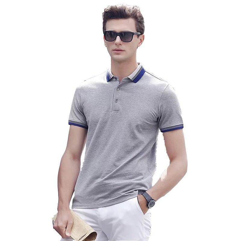 Áo thun viền cổ viền tay cực đẹp