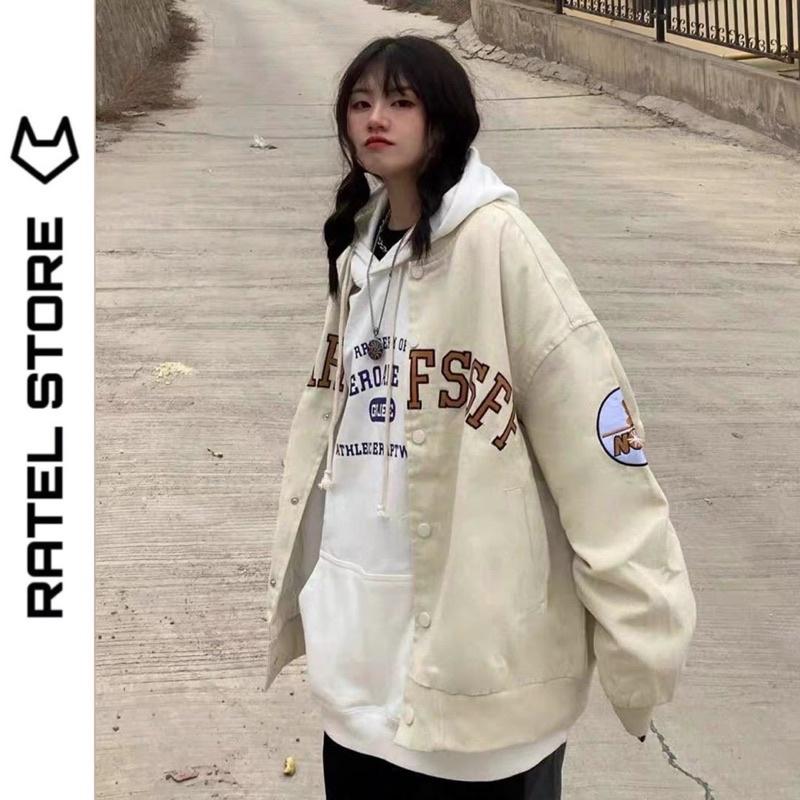 Áo Khoác Jacket Bomber Tennesse Thu Đông Unisex Form Rộng