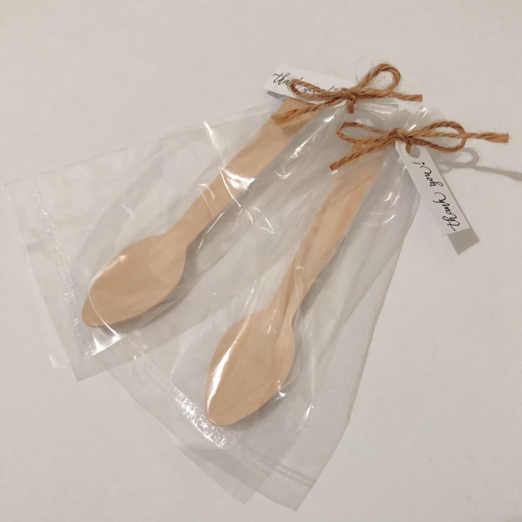 100 Muỗng Gỗ Dài 16cm Dùng Ăn Bánh - Cơm - An Toàn Thực Phẩm