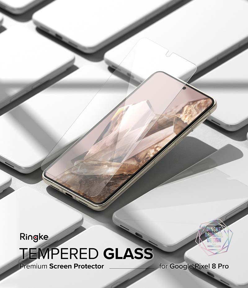 Dán cường lực dành cho Google Pixel 8 Pro / Pixel 8 RINGKE Tempered Glass - Hàng Chính Hãng