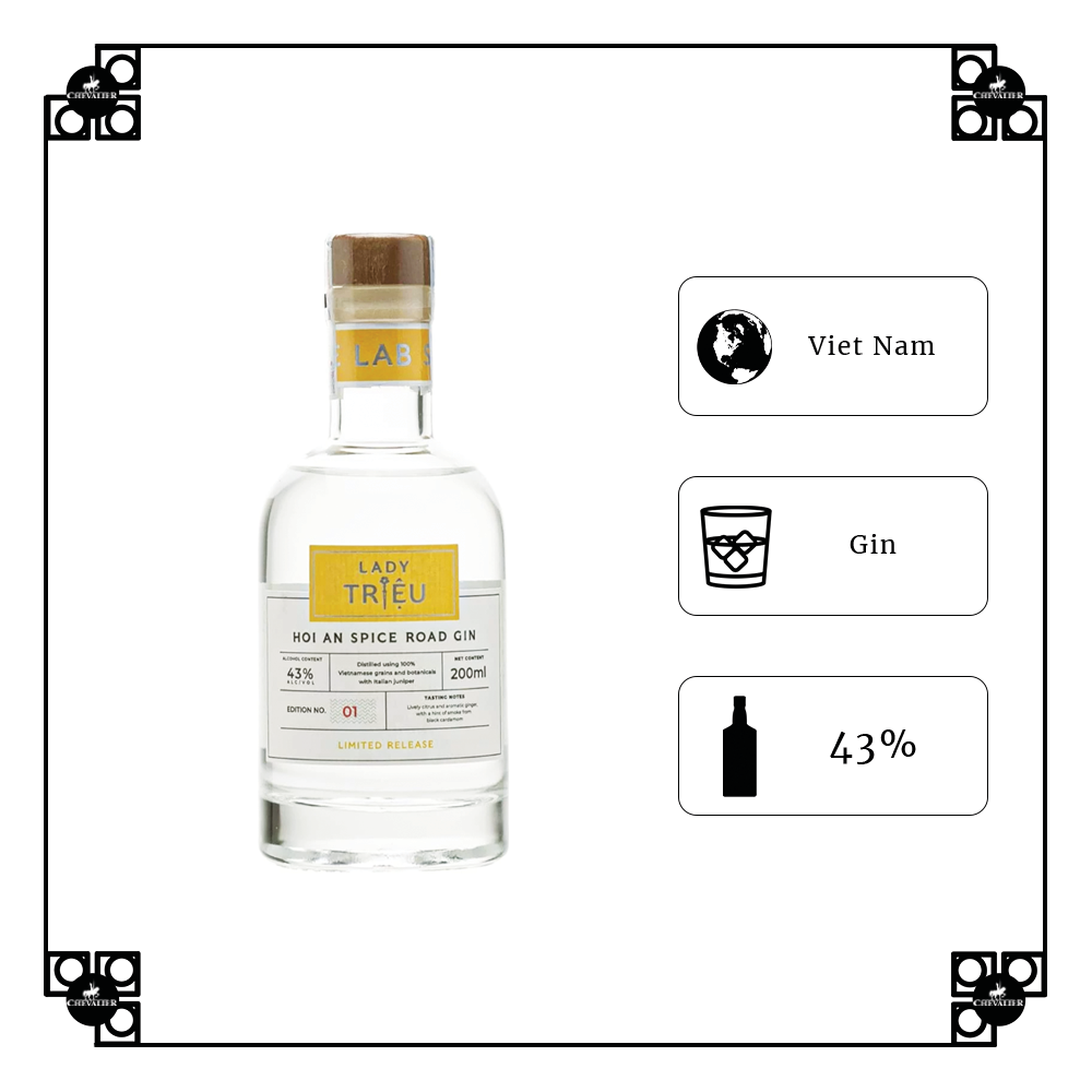 Lady Triệu – Hoi An Spice Road Gin 200ml