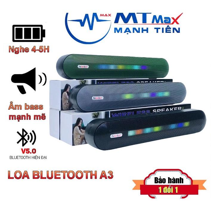 Loa Bluetooth Speaker A2 kiểu Dáng Dài, 2 Loa Cực Đỉnh, âm bass âm treble rõ ràng, Sang Trọng, Hỗ Trợ Thẻ màn hình led