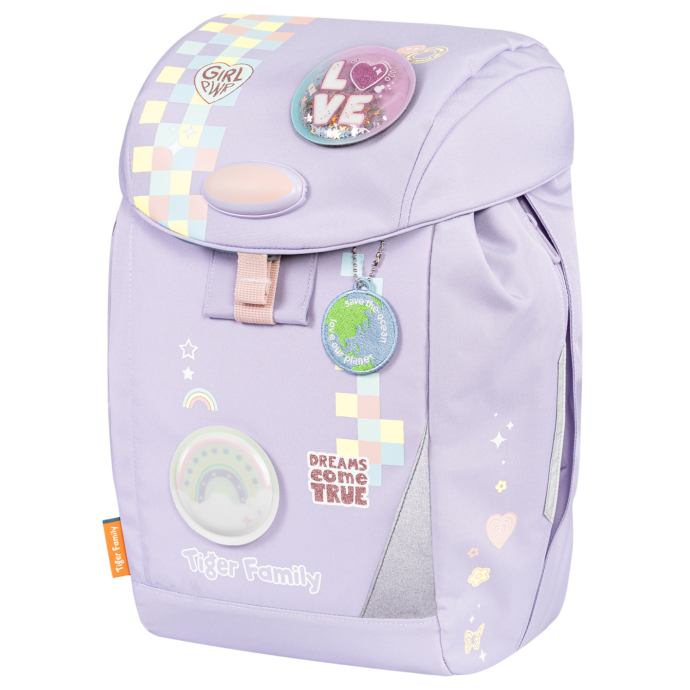 Cặp Chống Gù Eggie Schoolbag - Girl Power - Go Ocean - Tiger Family TGEG-022A