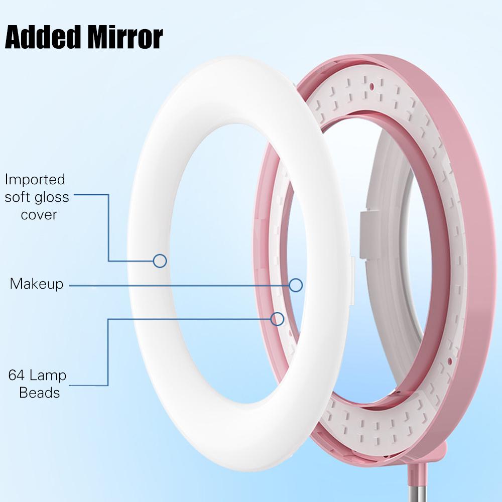 Đèn LED Fill Ring Nhiệt độ màu dao động 3200K-6000K để chụp ảnh Trang điểm phát trực tiếp YouTube