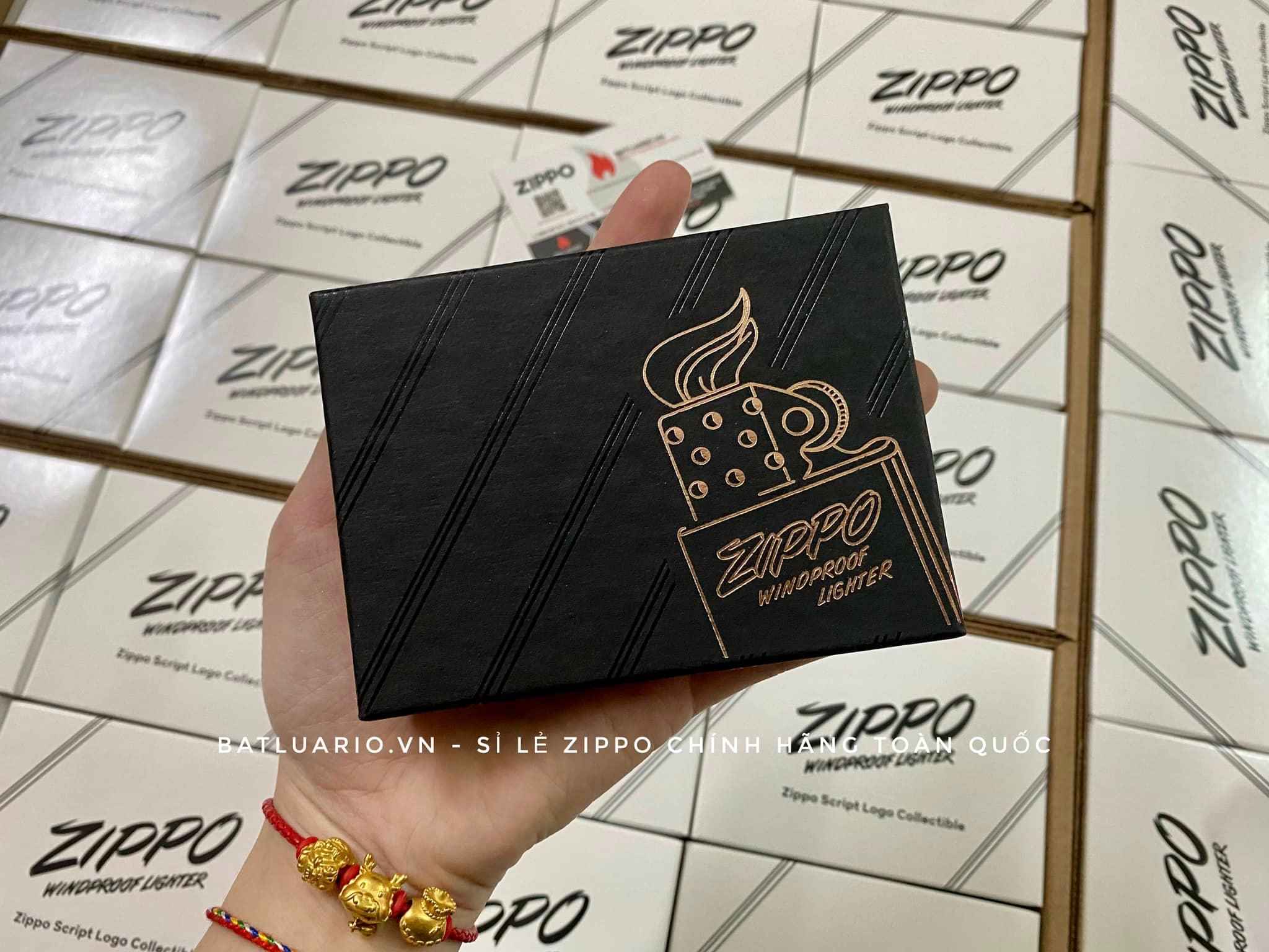 Bật Lửa Zippo 48768 - Zippo Script Collectible Armor Rose Gold