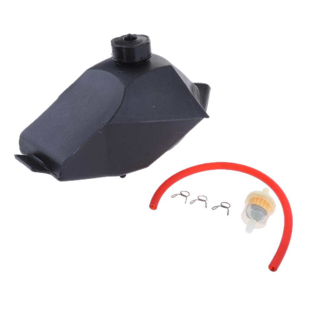 Fuel Gas Tank, Fuel Filter, Red Fuel Hose , 49cc Mini Dirt Bike Quad Pocket