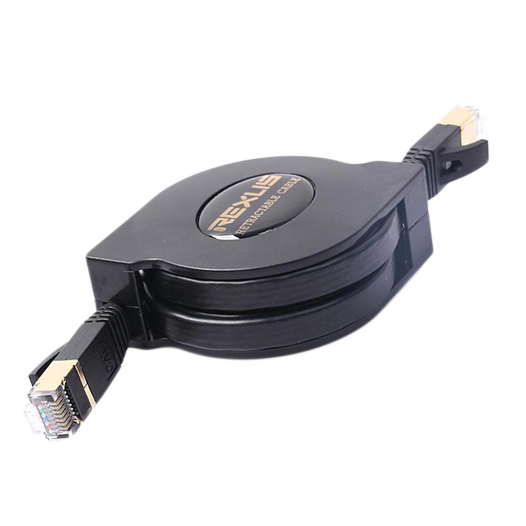 Ultra-flat CAT7 Patch Ethernet LAN Cable Network Retractable Cable 1.5 M.