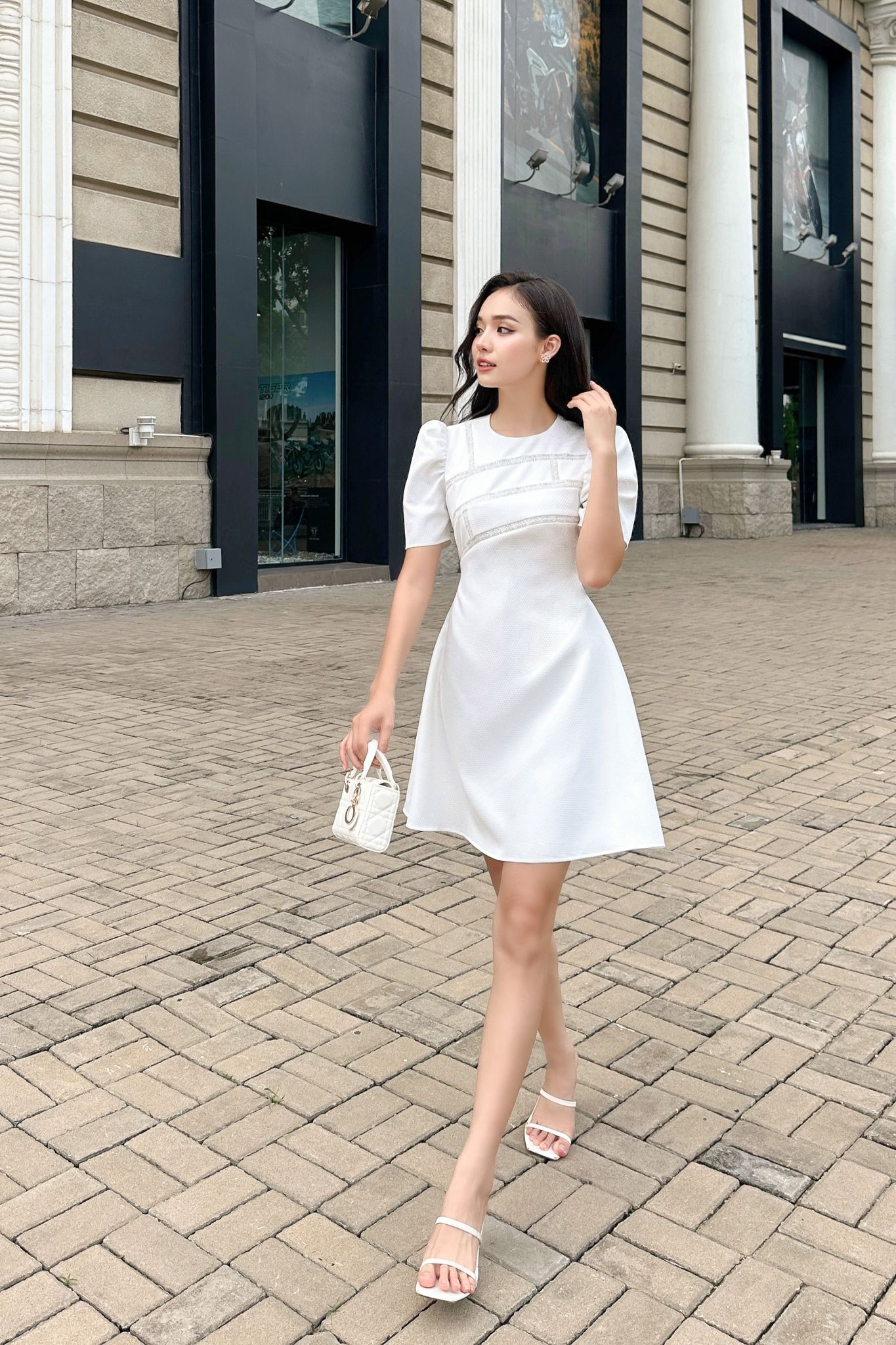 OLV - Đầm Eliza Puff Dress