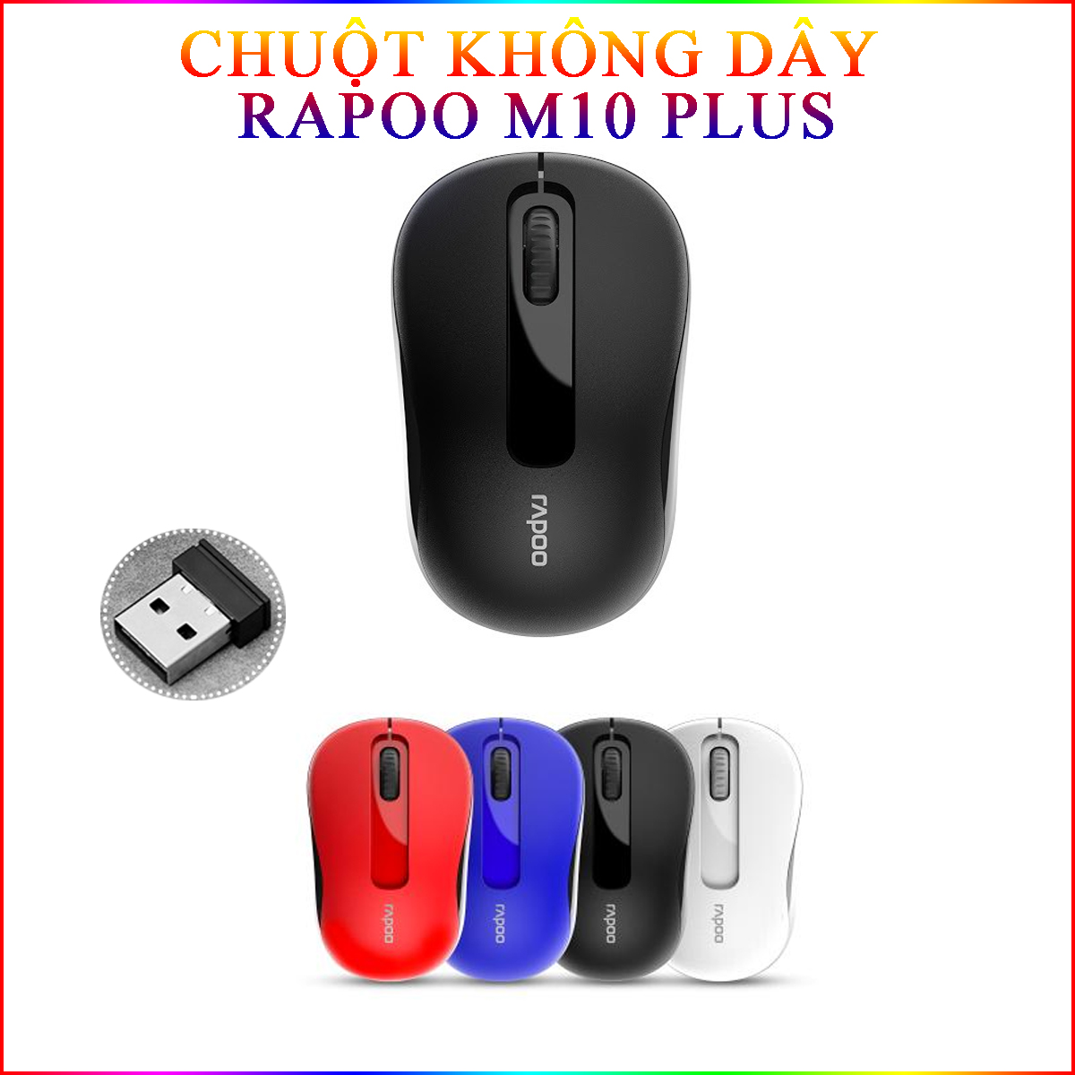 Chuột Máy Tính Không Dây M10 Plus Cao Cấp