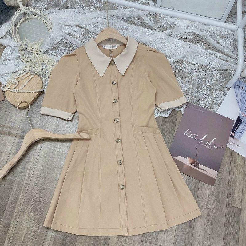 Đầm công sở dạo phố cổ phối sơ mi Cerin Dress