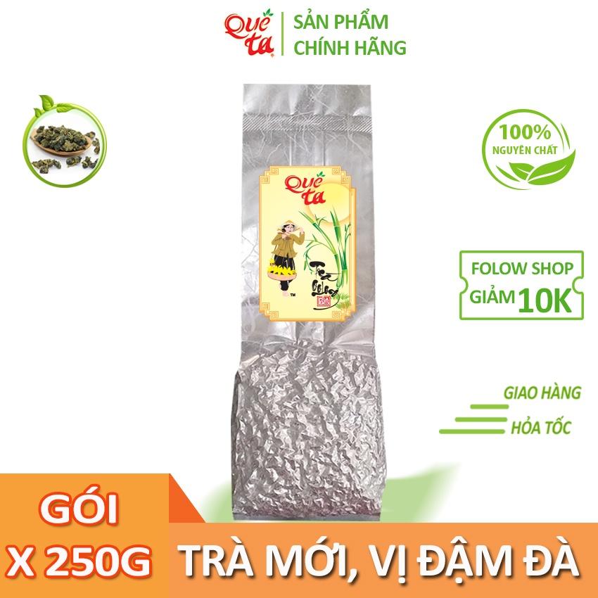 Trà ô long cao cấp Quê Ta nguyên chất, vị đậm đà, là nguyên liệu làm trà sữa ngon – Gói 250g