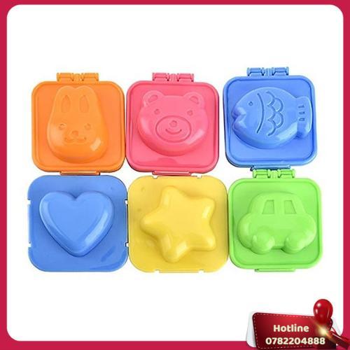 Set 6 Khuôn Hình Thú Tạo Hình Làm Bánh, Tạo Hình Cơm Ngộ Nghĩnh - Miễn Phí Vận Chuyển