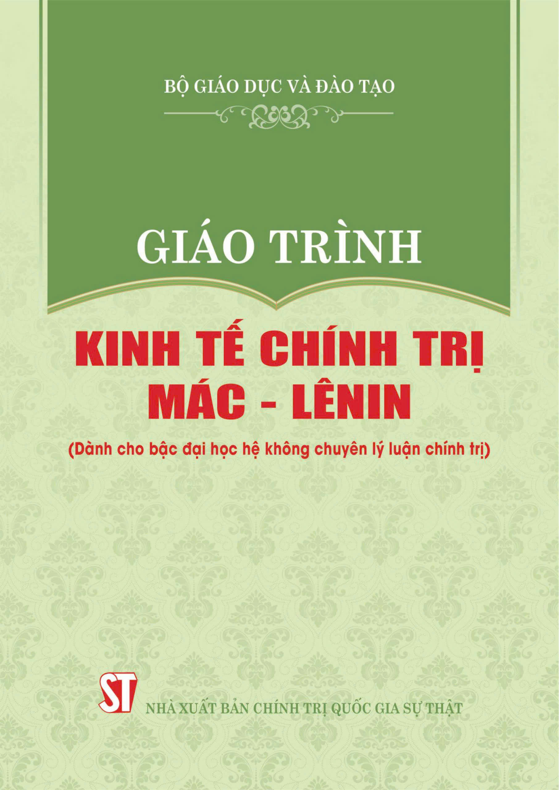 Giáo trình Kinh tế chính trị Mác - Lênin (Dành cho bậc đại học hệ không chuyên lý luận chính trị) - bản in 2024