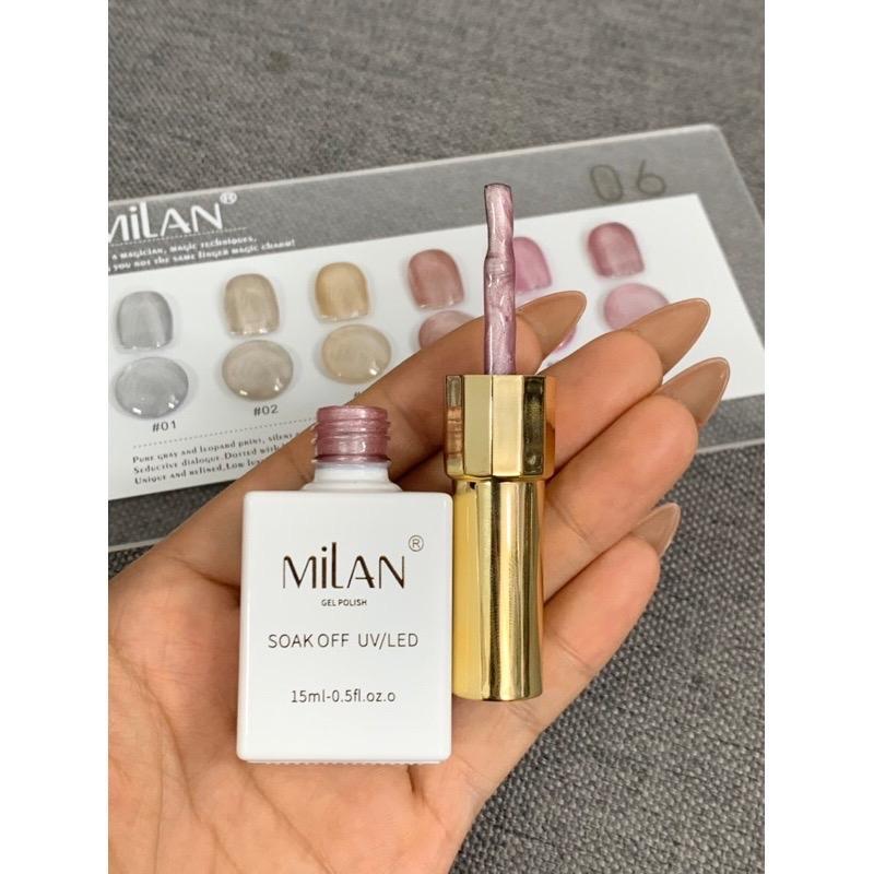 Sơn Mắt Mèo Ánh Trăng Số 05 Màu Hồng Nhạt Milan Vendeeni Lẻ Siêu Hot Chai 15ml, Sơn Gel Đậm Đặc, Nhũ Mắt Mèo Siêu Mịn Đẹp Làm Nail Siêu Sáng Nữ Women