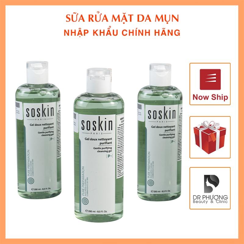 SỮA RỬA MẶT SOSKIN da dầu mụn