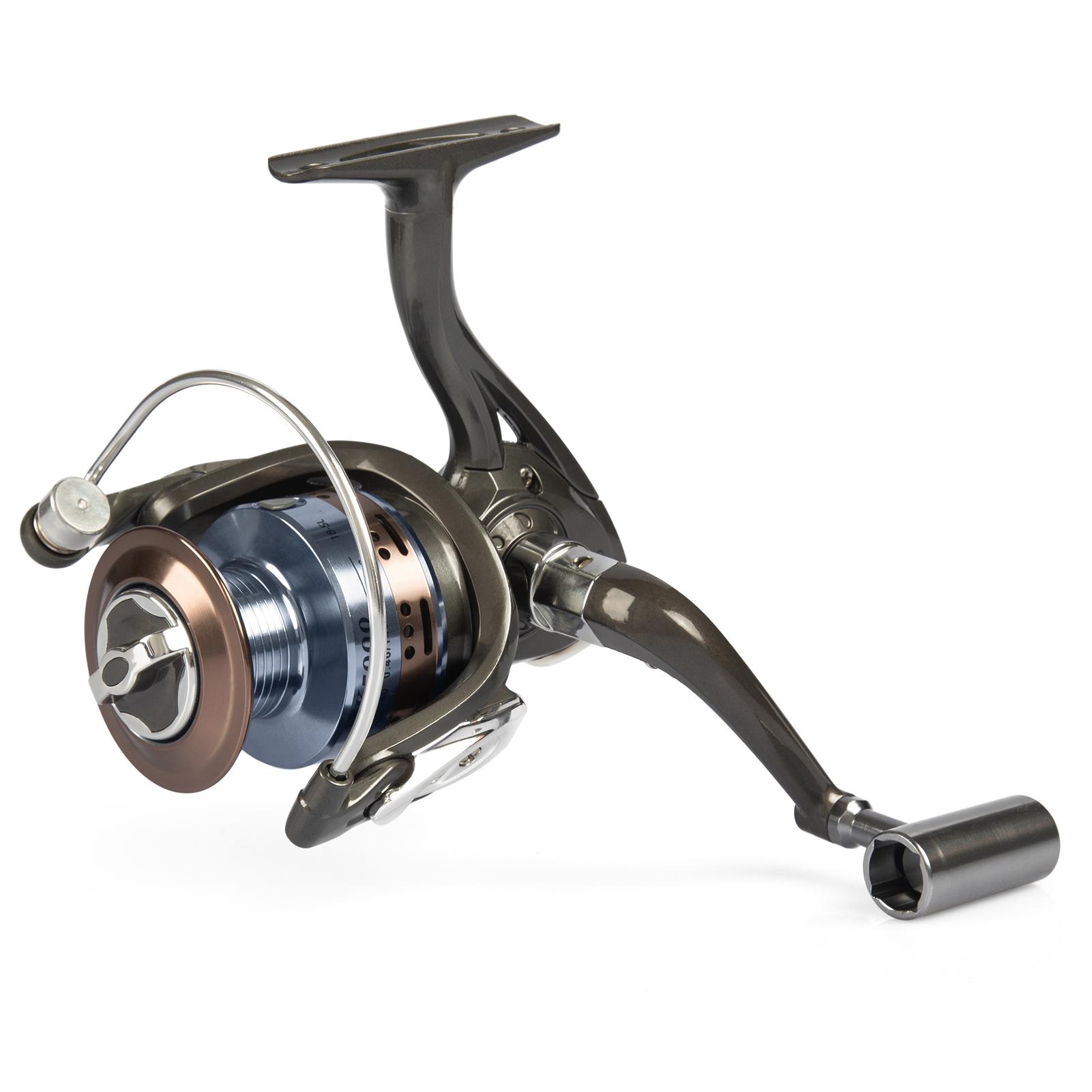 Cuộn câu quay mang đến cho bạn hiệu suất mượt mà tối đa, với tay trái và phải có thể thay thế cho nhau, giúp bạn thích thú với hành trình câu cá của mình.