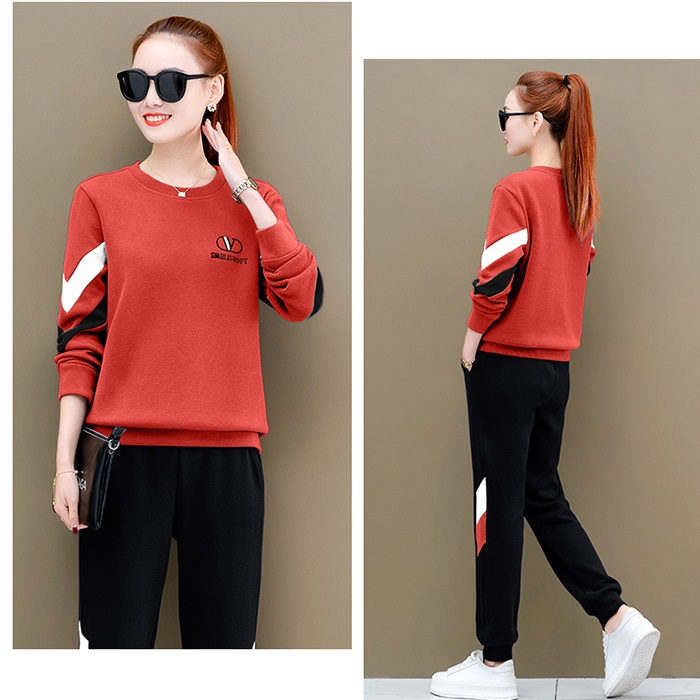 Bộ đồ thể thao nữ mặc nhà chất nỉ chun không xù không bai