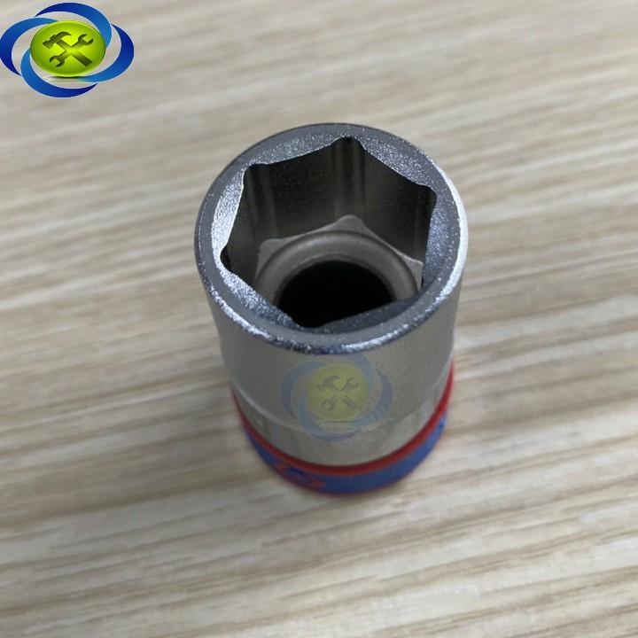 Tuýp trắng ngắn Kingtony 433516M 1/2 INCH - 16MM 6 CẠNH