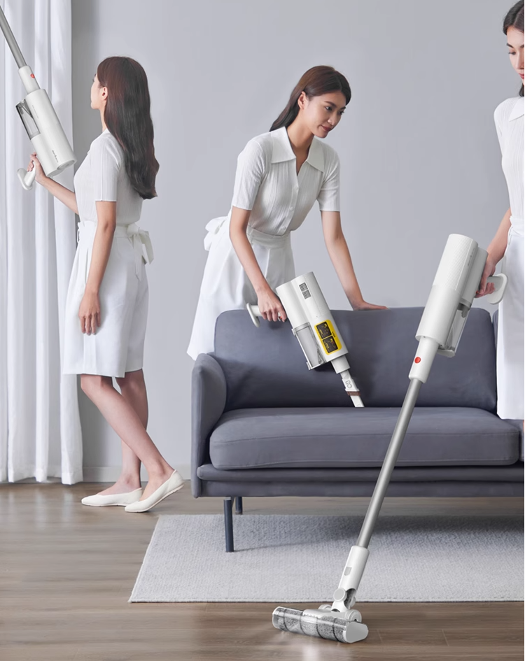 Máy hút bụi cầm tay không dây cao cấp Deerma VC90 (17.000 Pa) Motor không chổi than Hàng chính hãng