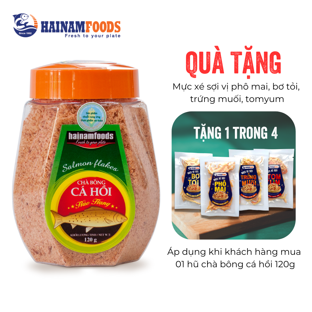 CHÀ BÔNG CÁ HỒI HẢO HẠNG 120G