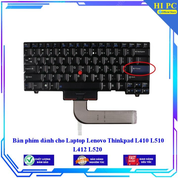 Bàn phím dành cho Laptop Lenovo Thinkpad L410 L510 L412 L520 - Phím Zin - Hàng Nhập Khẩu