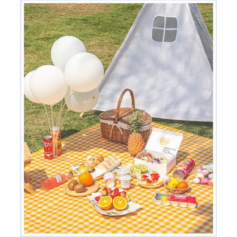 Thảm trải du lịch , bạt trải đi phượt , picnic , dã ngoại ngoài trời , chống thấm nước gấp gọn tiện ích đa nằng , dễ vệ sinh , không mùi độc hại , hoạ tiết caro 