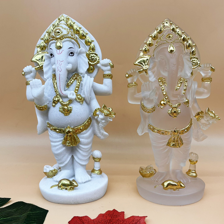 Tượng Phong Thủy Thần Voi Ganesha Ấn Độ -T0401