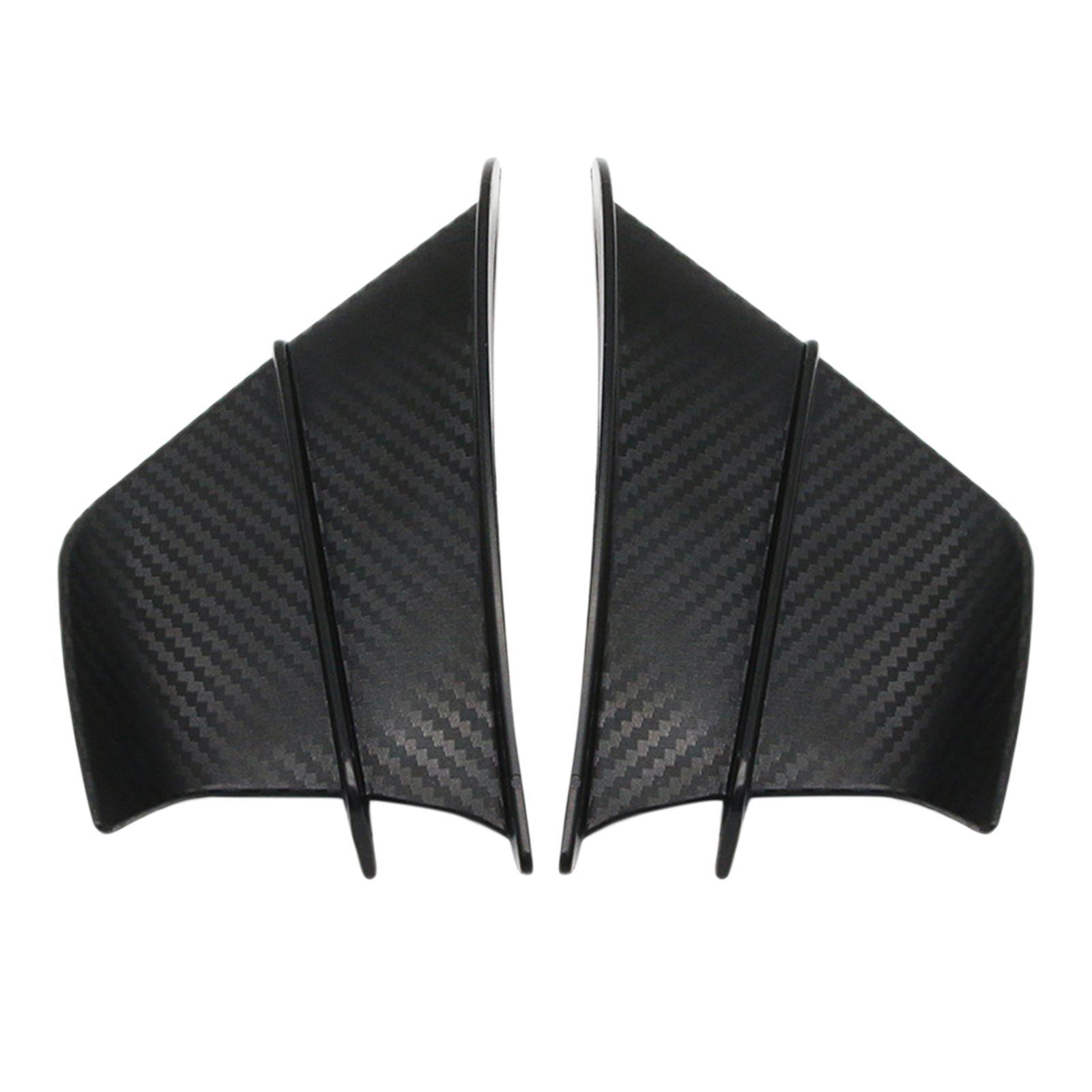 Carbon Fibre Motorcycle Fixed Winglets Aerodynamic Trims