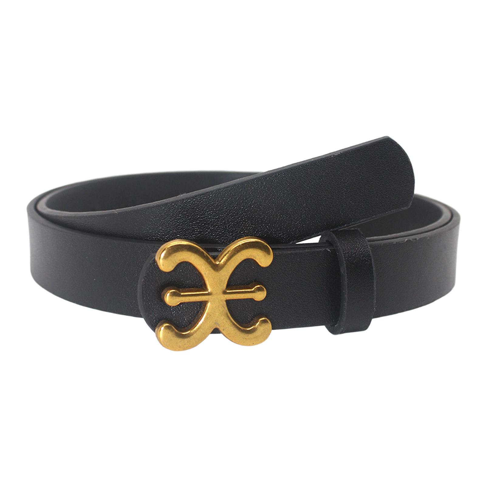 Women Belt Adjustable PU Leather Waist Belt Dress Belt Girl Clothing Decoration Waistband Belt for Club