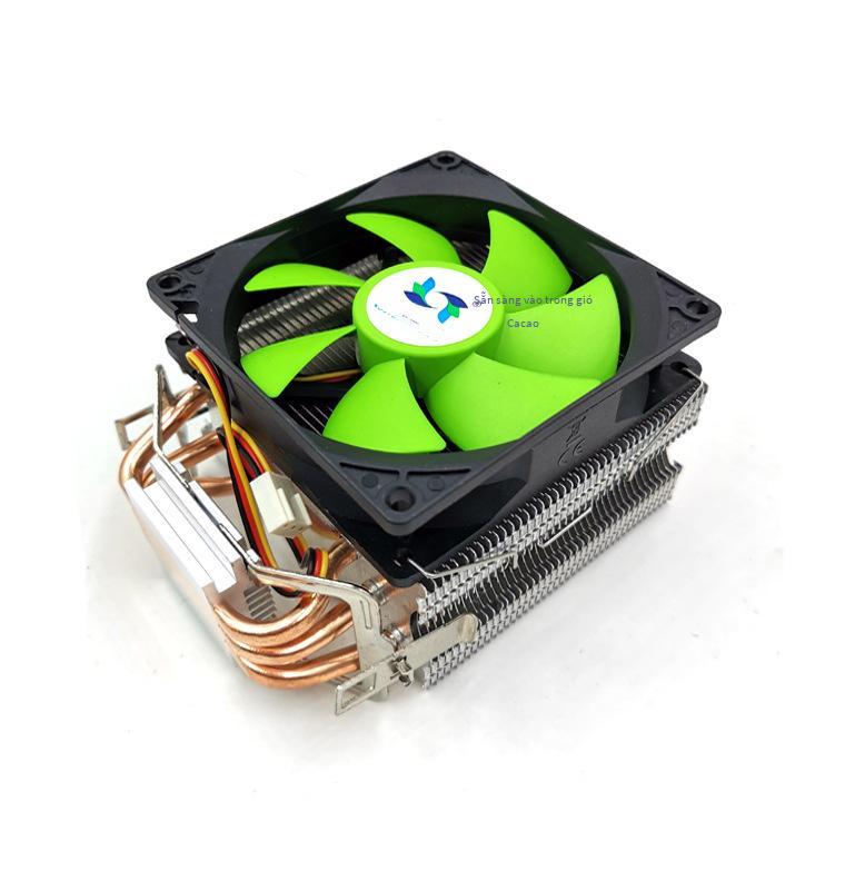 Quạt tản nhiệt cpu đa nền tảng AMD 775 1155 kiểu dáng mới nhất 3 ống đồng