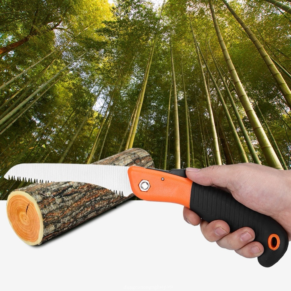 Cưa cành cây cầm tay cán xếp 150mm