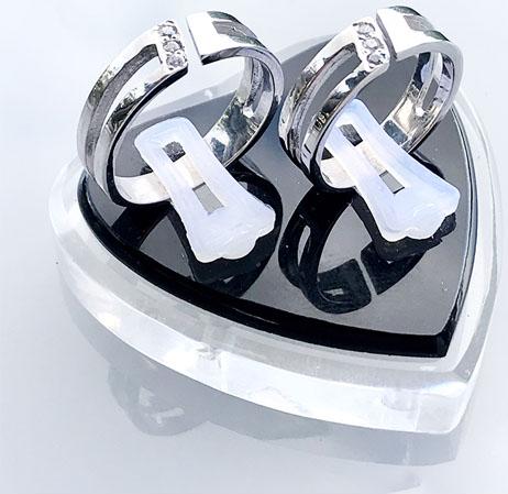 Nhẫn Đôi Bạc ND1078  Mini