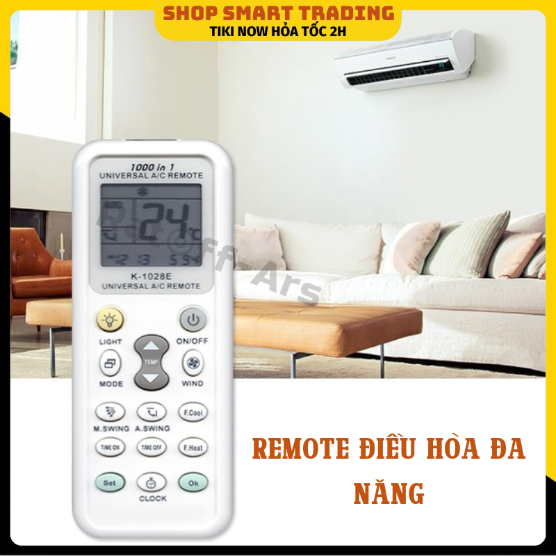 Điều khiển điều hòa đa năng dùng được cho tất cả các loại máy điều hòa