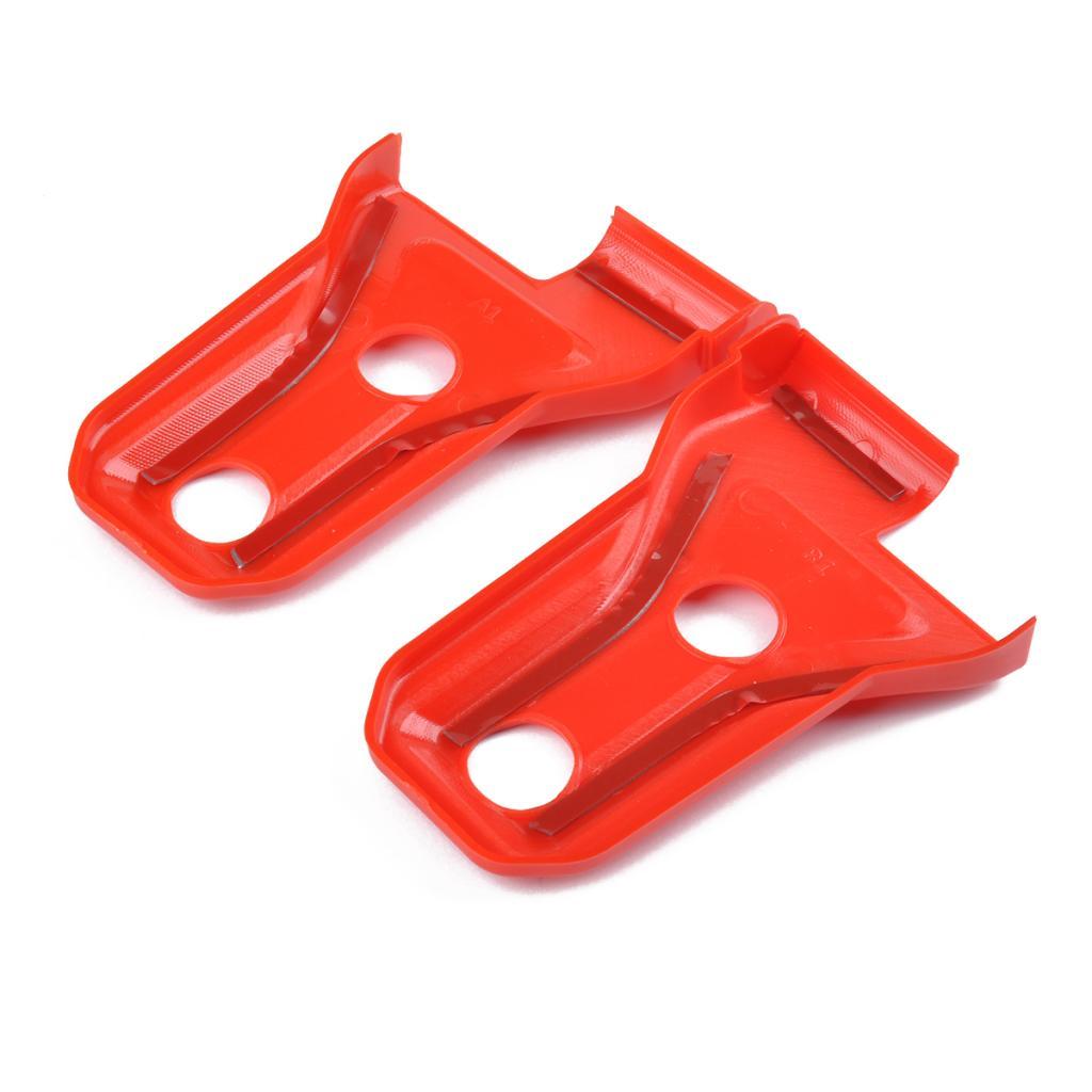 Fit for 07-18 Wrangler JL 4dr Red ABS Door Hinge Cover Protector Trim
