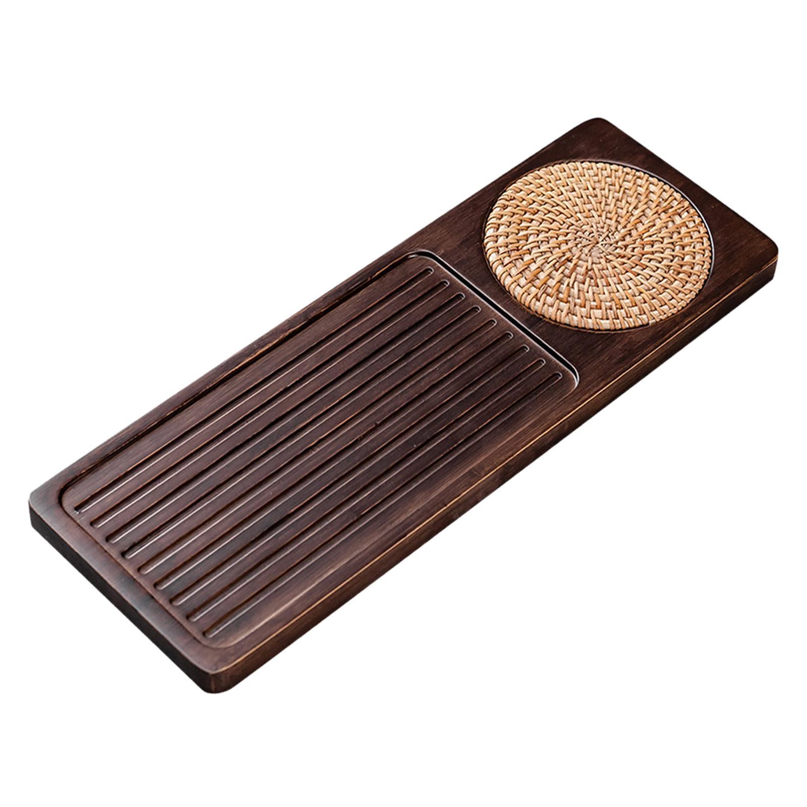 Rectangular Japanese Tea Serving Tray Household Tea Board for Travel Accessories