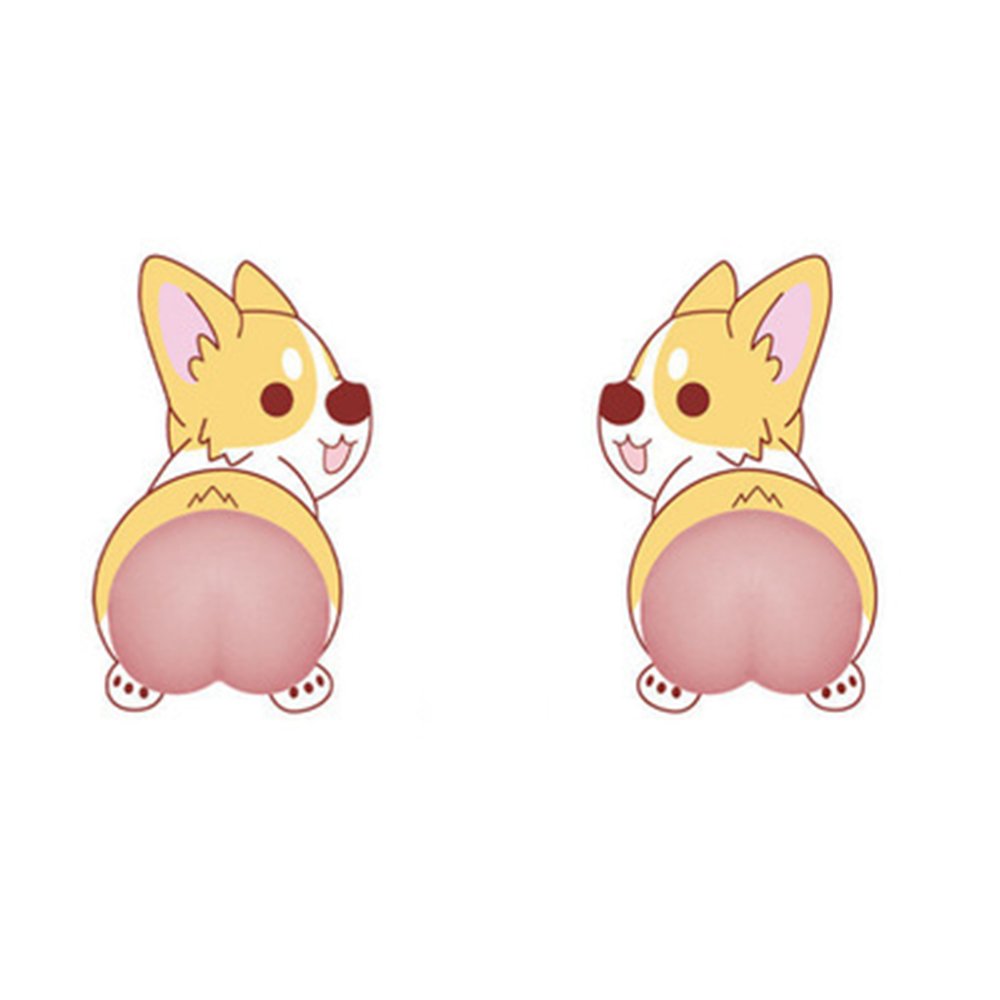 Combo 2 mông silicon chống va đập , hình mông nghộ nghĩnh , chặn cửa nhà , cửa ô tô , dán lưng điện thoại - Hình ngẫu nhiên