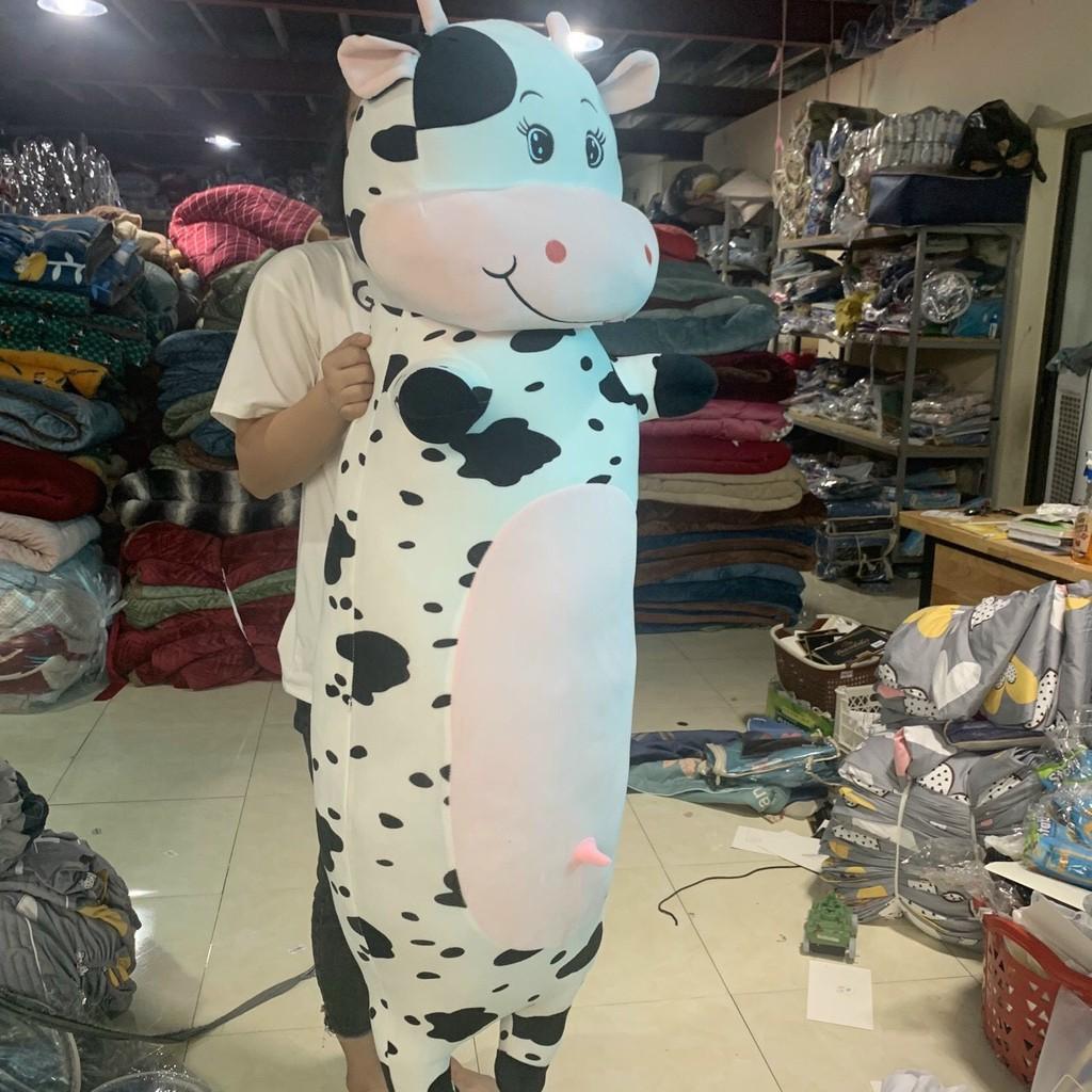 GỐI ÔM Gấu BÔNG BÒ SỮA size 120 mẫu nhập cao cấp