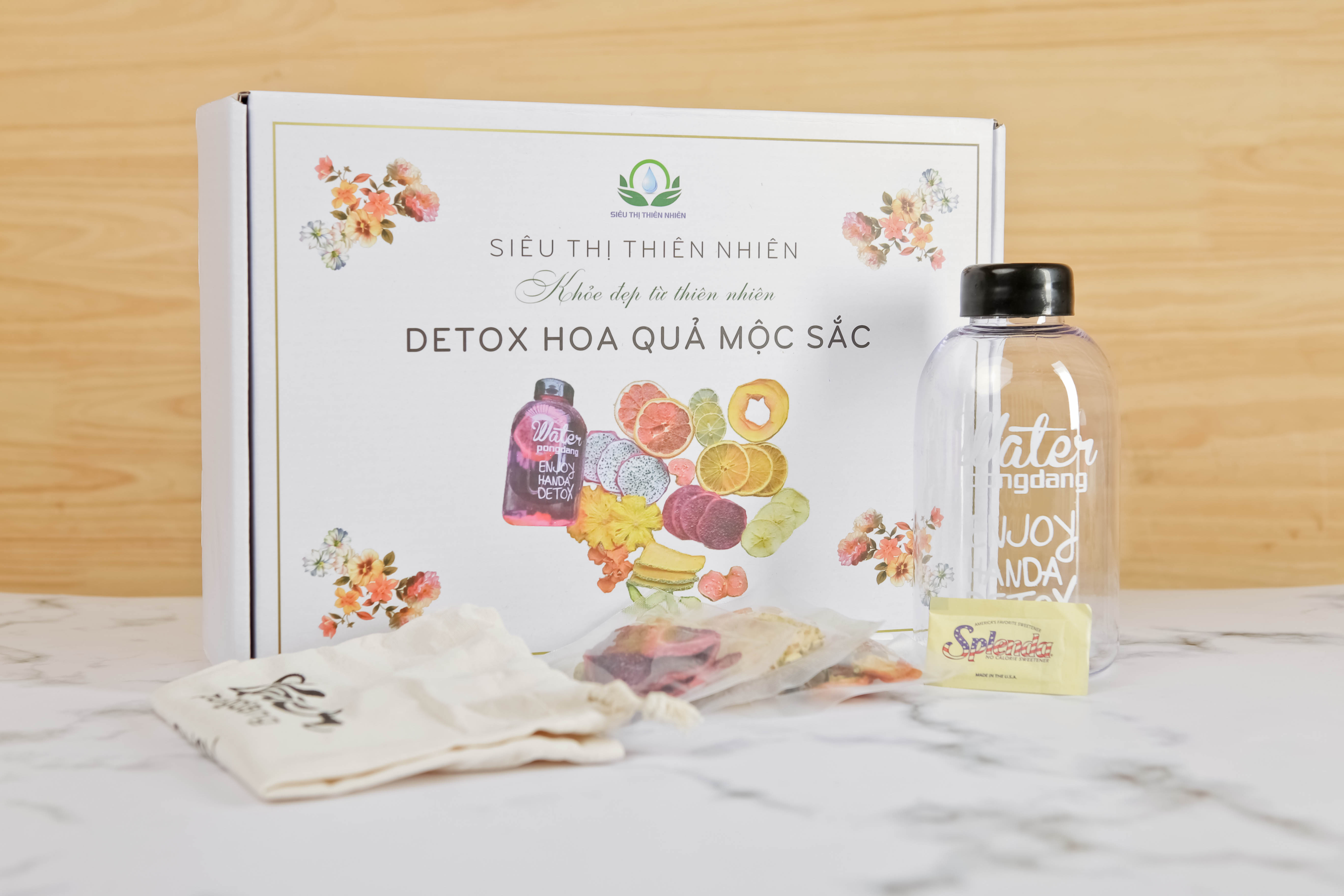 Detox Hoa Quả Sấy Khô Mộc Sắc, Hỗ Trợ Giảm Cân, Đẹp Da - Hộp 30 Gói