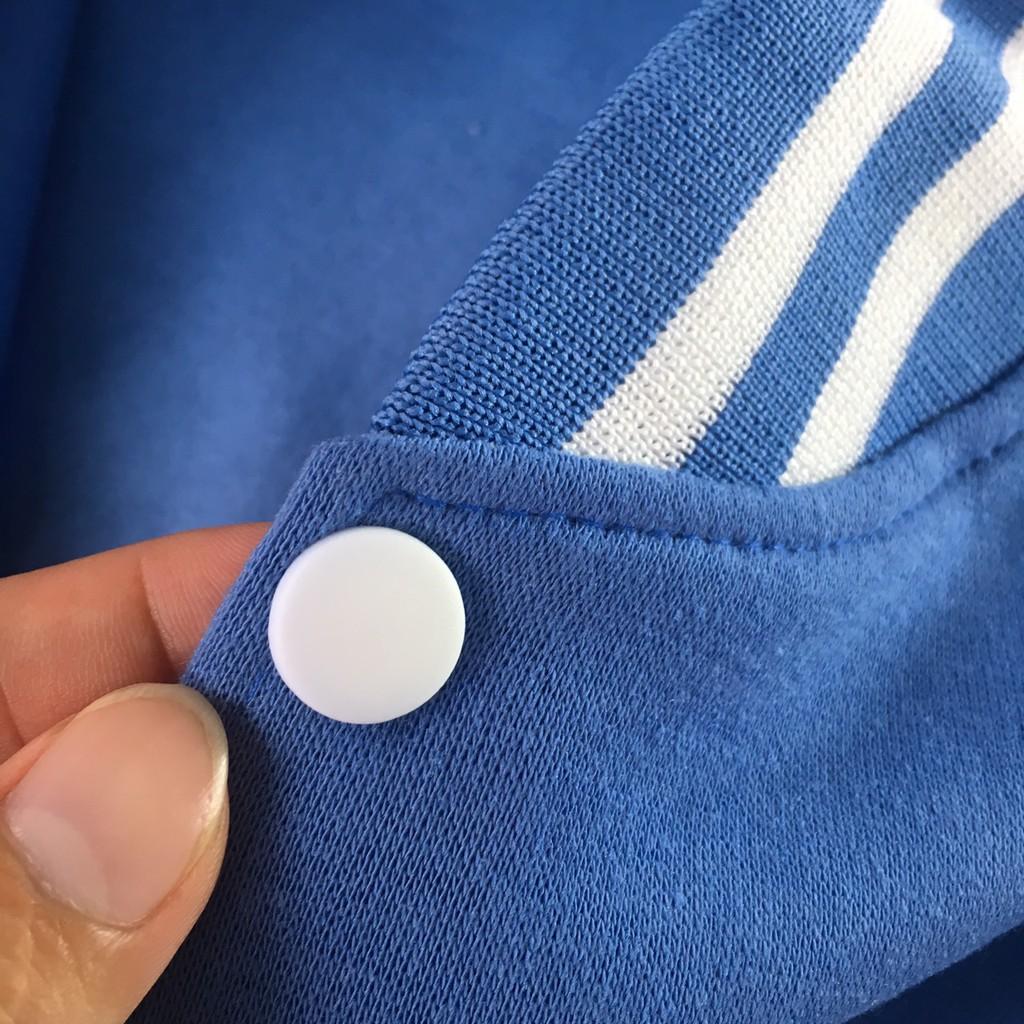 Áo khoác bomber nỉ form rộng Unisex, Áo bomber nỉ Cardigan trần bông trẻ trung