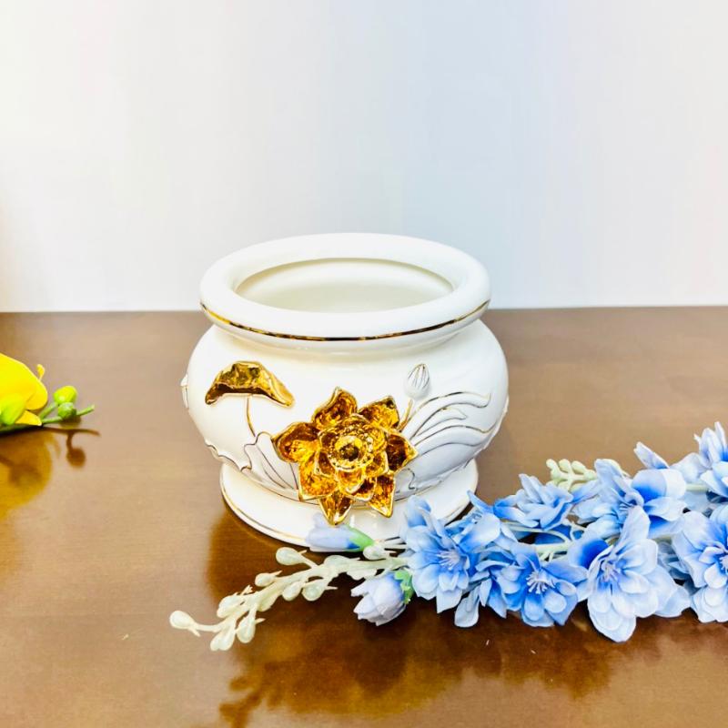 Bộ đồ thờ thần tài RỒNG VIỆT, đồ thờ sứ bạch Ngọc hoa nổi cao cấp