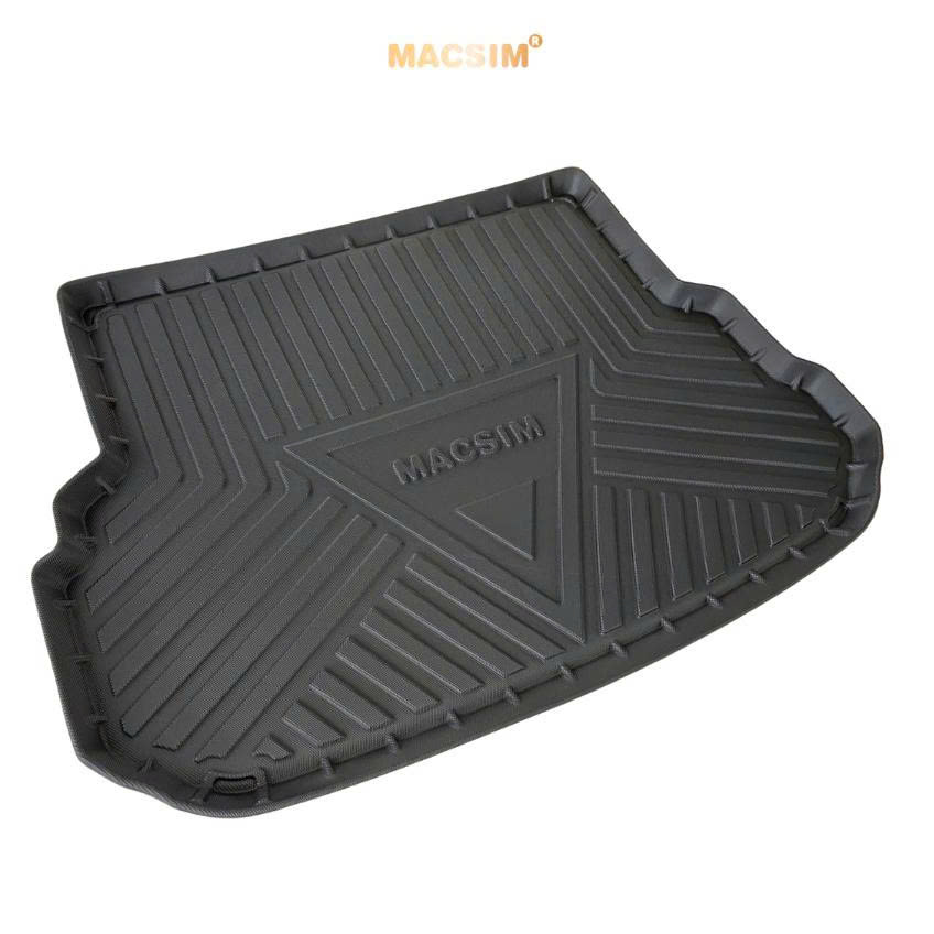 Thảm lót cốp xe ô tô (qd) Mercedes GLK (2008-2015) nhãn hiệu Macsim chất liệu TPV cao cấp màu đen
