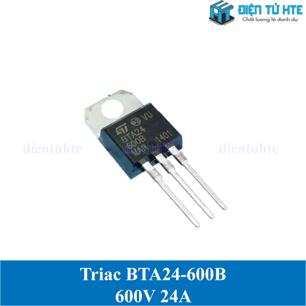 Combo 2 con Triac BTA24 BTA24-600B 24A 600V TO-220