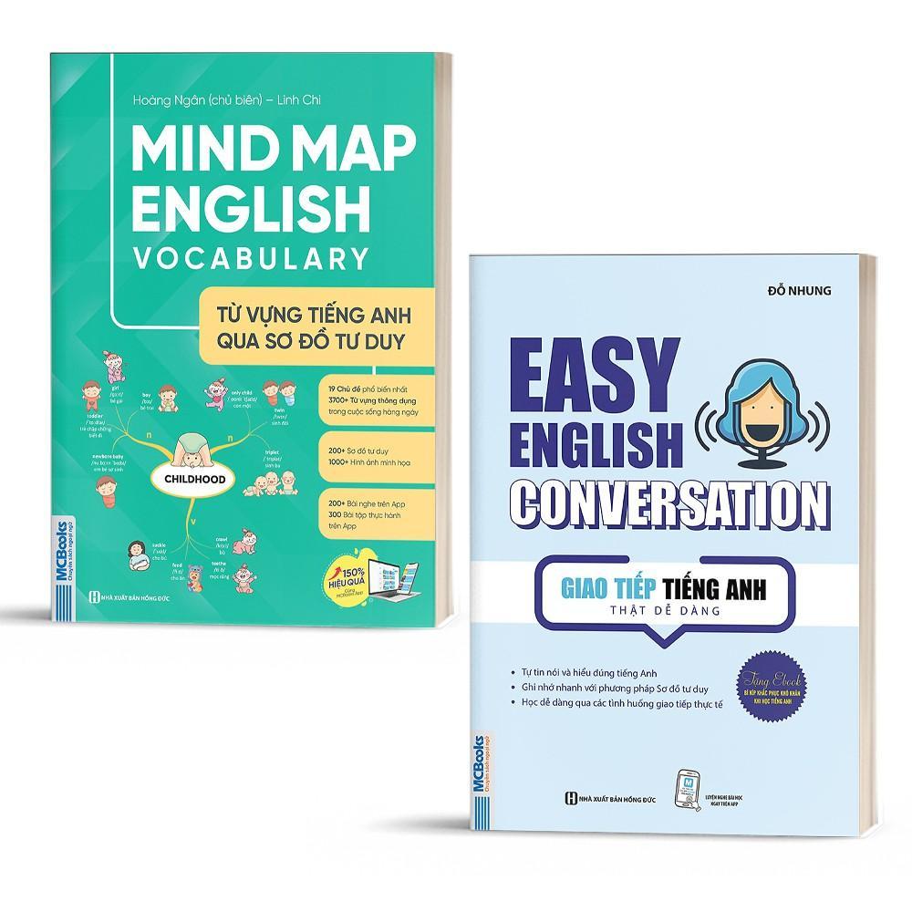 Combo Mindmap English Vocabulary Và Easy English Conversation ( Lẻ/ Tùy chọn) - Bản Quyền