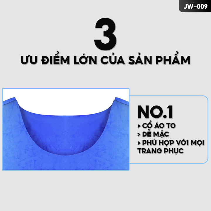 Áo Khoác Ghi Lê Chất Thun Lạnh Làm Mát Thoáng Mồ Hôi 2 Mặt JW-009